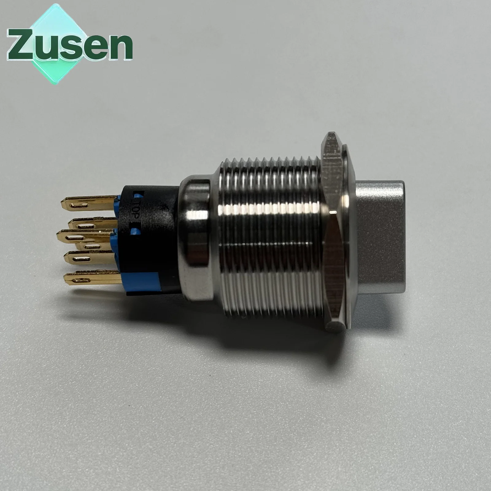 Zusen 22mm Metal Selector Knob Switch 2/3Positions Lock with Arrow Symbol Light  2NO2NC IP65 3V 6V 12V 24V 110V 220V