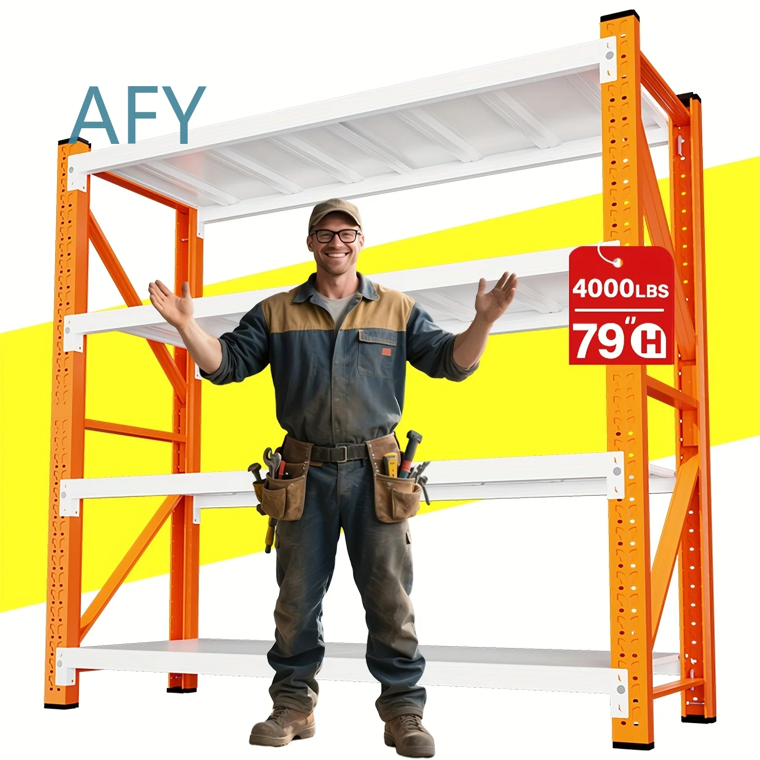 Heavy Duty Warehouse Racking System for Pallet Storage Selective Industrial Rack for Logistics and Distribution Centers