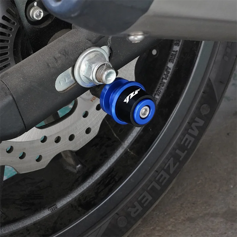 YZF Motorcycle Swingarm Spools M6 6mm Stand Screws CNC Aluminum Motorcycle Accessories for Yamaha YZF R3 R25 R6 R1 2013-2019