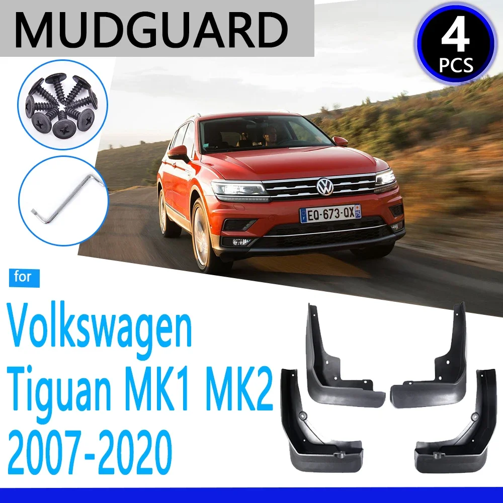 

Mudguards for Volkswagen VW Tiguan MK1 MK2 2007~2020 Car Accessories Mudflap Fender Auto Replacement Parts