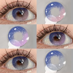 EYESHARE NEW Colored Contact Lenses Cosmetics Pink Contact Lenses For Eyes Brown Natural Contact Lenses Purple Lense 1pair