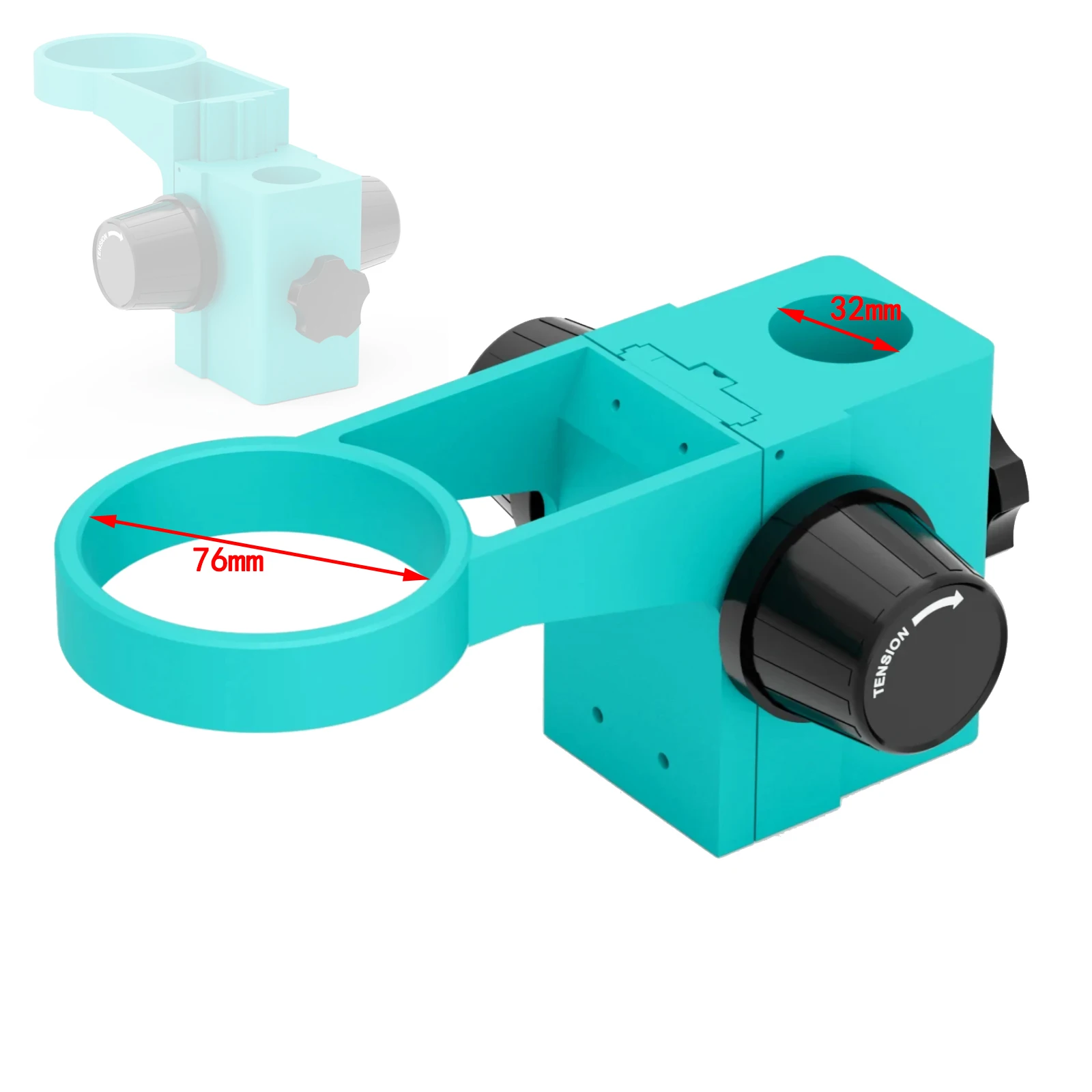 rf4-microscope-bracket-lens-bracket-stereomicroscope-accessories-binocular-microscope-magnifier-lens-bracket