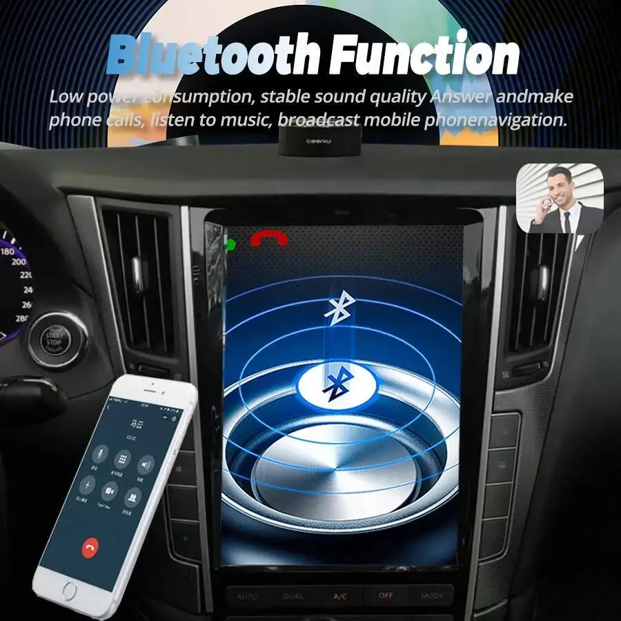أندرويد 13 Qled شاشة لإنفينيتي Q50 Q50L Q50S Q60 Q60S 2014 -2019 سيارة الوسائط المتعددة نظام تحديد المواقع مشغل فيديو وحدة رئيس CarPlay اللاسلكية