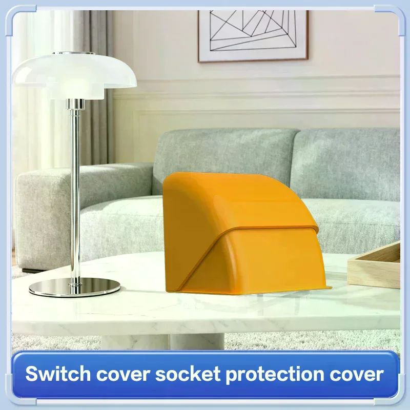 Lockable Wall-mounted Socket Waterproof Dustproof Box Outdoor 86 Type Splash-proof Switch Socket Anti-shock Protection Cover