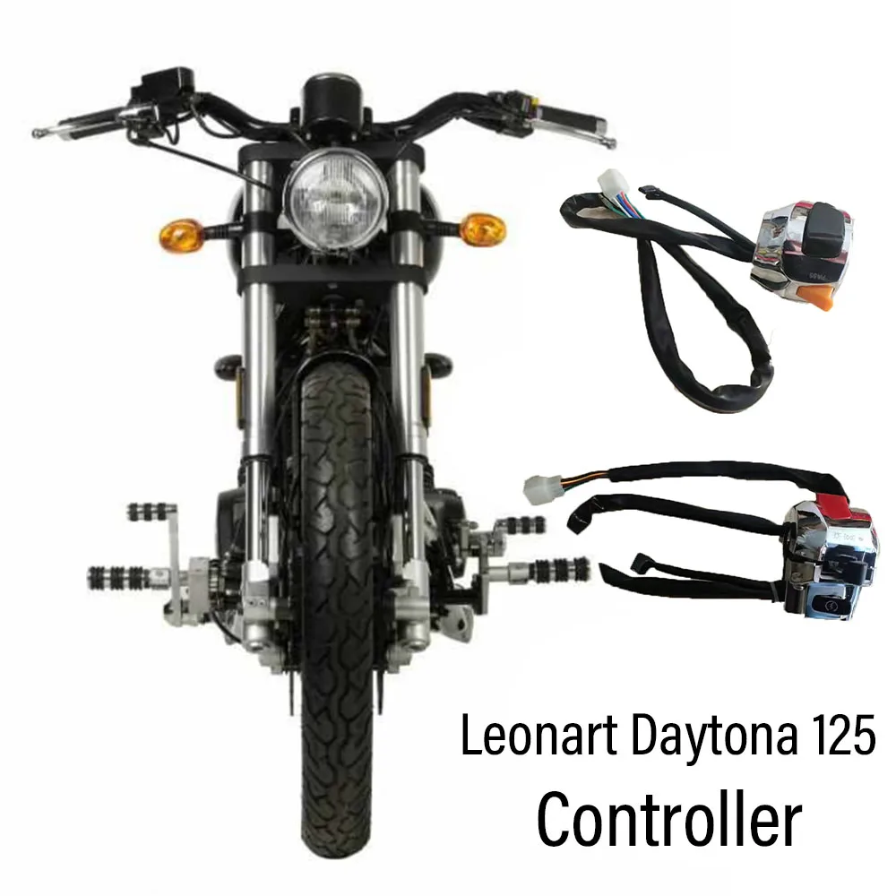 

Motorcycle Switches Horn Button Turn Signal Electric Lamp Light Start Handlebar Controller For Leonart Daytona 125 Daytona125