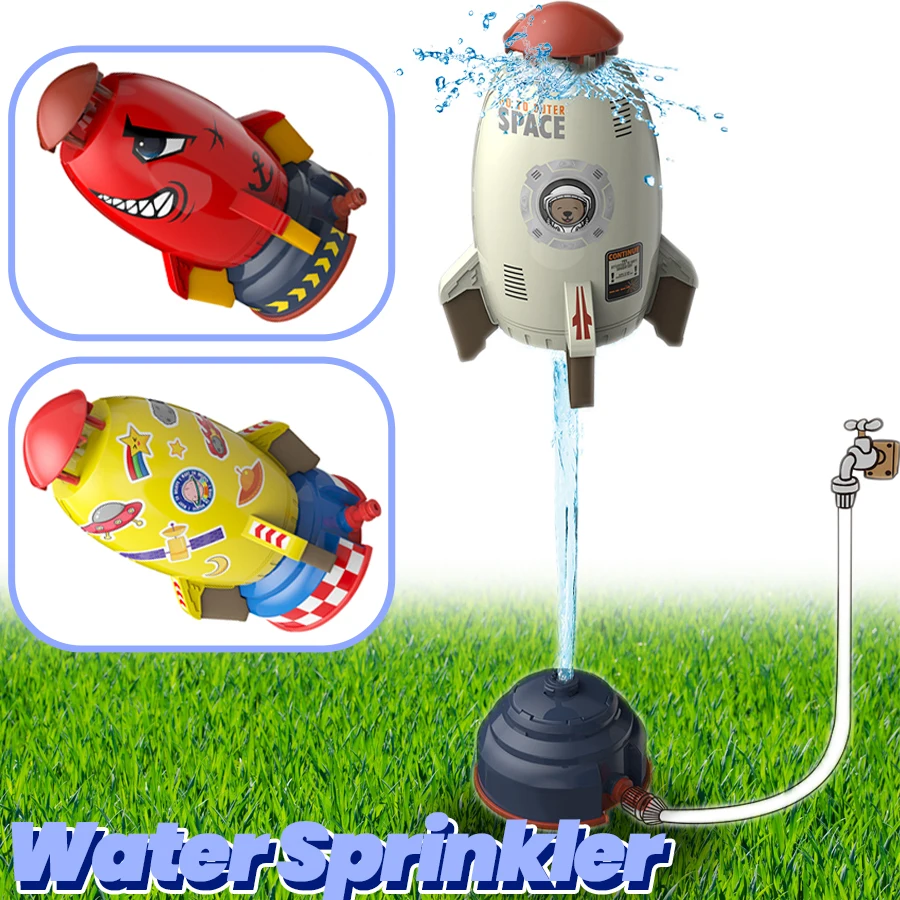 

Summer Water Toy Sprinkler Rotating Spray Children'S Garden Yard Wiggle Splashing Water Jet Fun Toys For Kid Gift