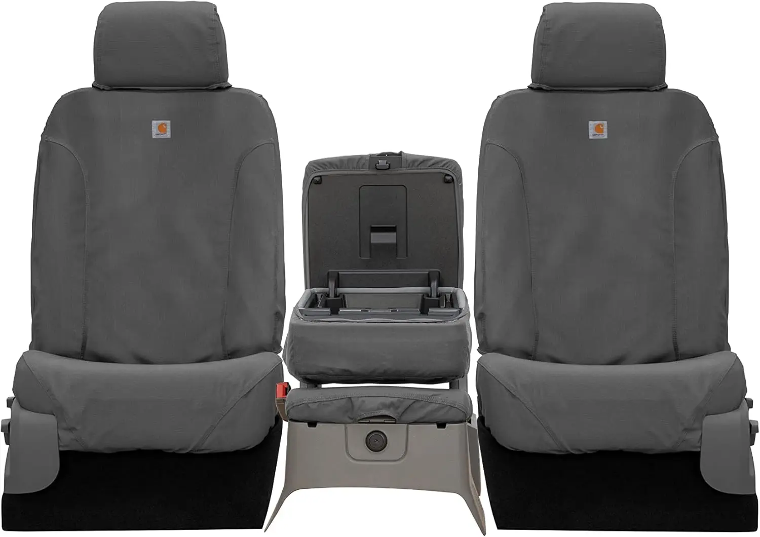 Carhartt SeatSaver Custom Seat Covers for Ford F-150 Models SSC3446CAGY 1st Row 40/20/40 Bench Seat Gravel 2015-2018 Ford F-150