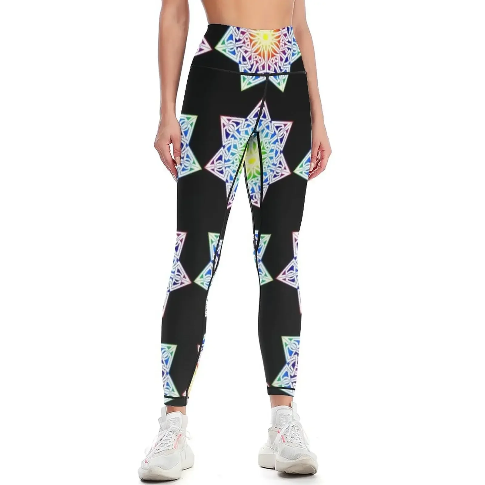 

Knotwork Pattern Leggings Sports female harem pants Women's sports pants Women's fitness Womens Leggings