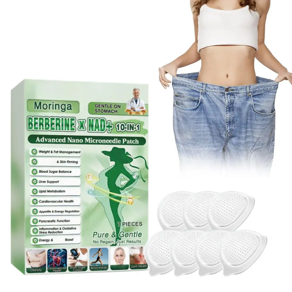 Nano-Microneedle Slimming Patch Deeply Penetrate Promotes Fat Metabolism Unisex  Body Shaping Microneedle Patches