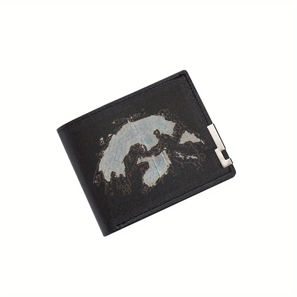 

Abstract shapes with dark contour Men's Wallet Printing Design Simple Modern Stylish Business Father's Boyfriend's Christmas Lov