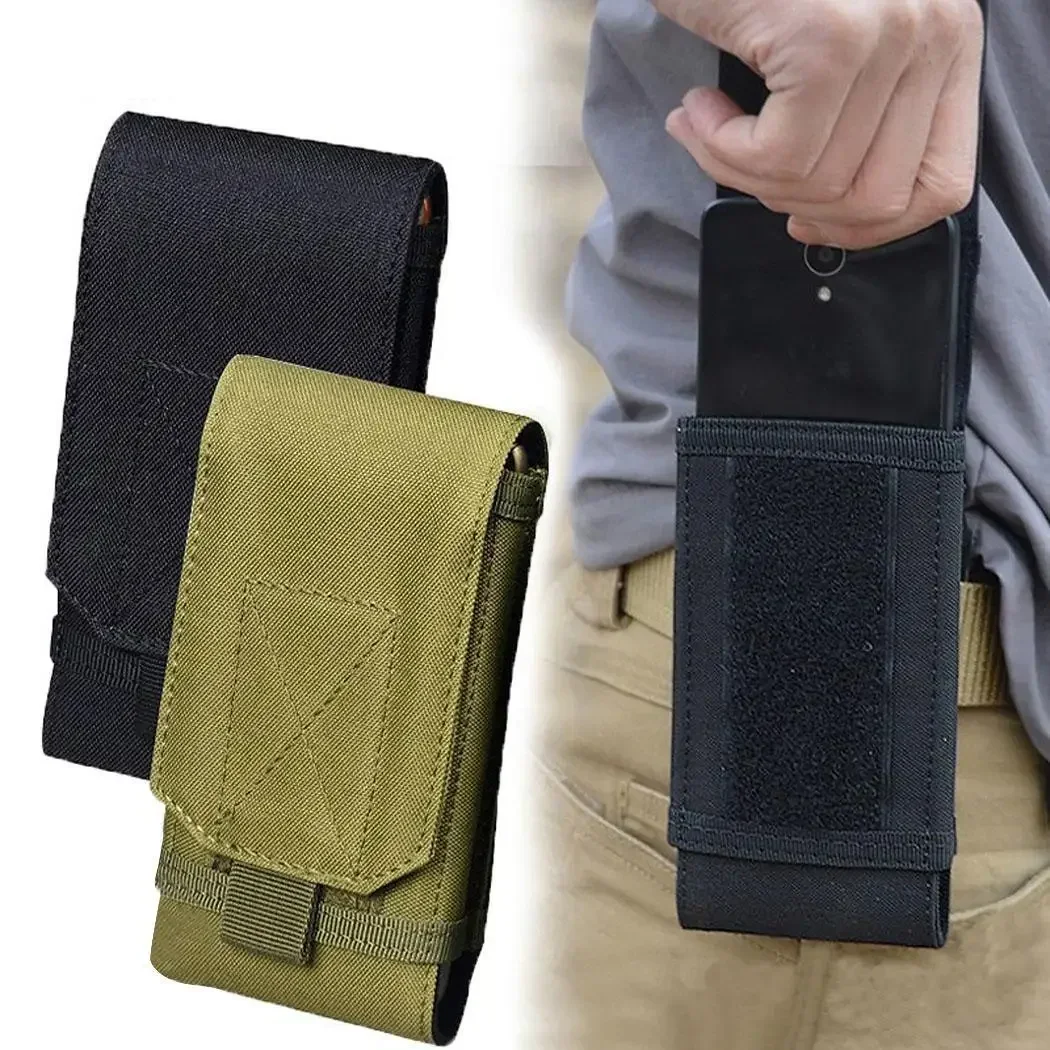 Outdoor Camo Bag Tactical Phone Holder Sport Waist Belt Case Waterproof Nylon EDC Sport Hunting Camo Bags in Backpack