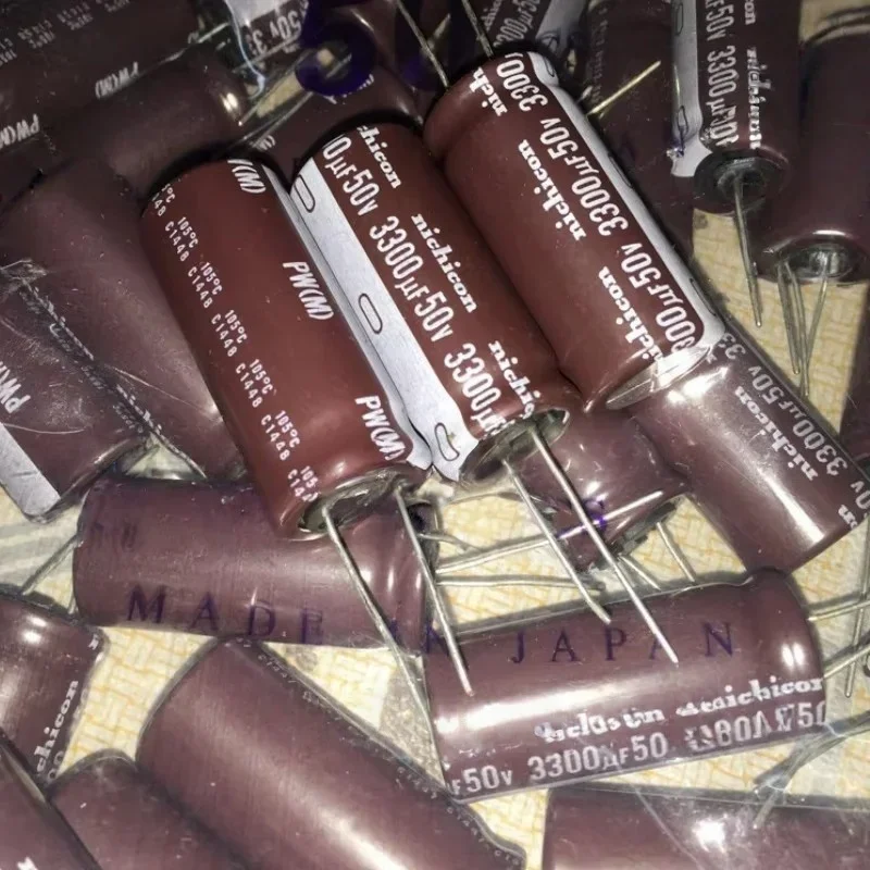 

5PCS original 3300UF 50V electrolytic capacitor 50V 3300UF 18X40 PW high frequency low resistance