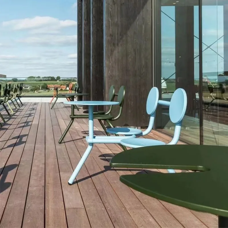 

Outdoor tables and chairs cafe pub book bar one-piece tables and chairs leisure simple courtyard tables and chairs
