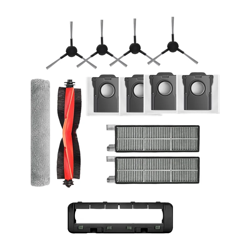 

ABKO-For Dreame Mova G30/G30 Pro/G30 Ultra Vacuum Cleaner 13PCS Replaceable Brush Hepa Filter Dust Bag Tracked Mop Cloth Set