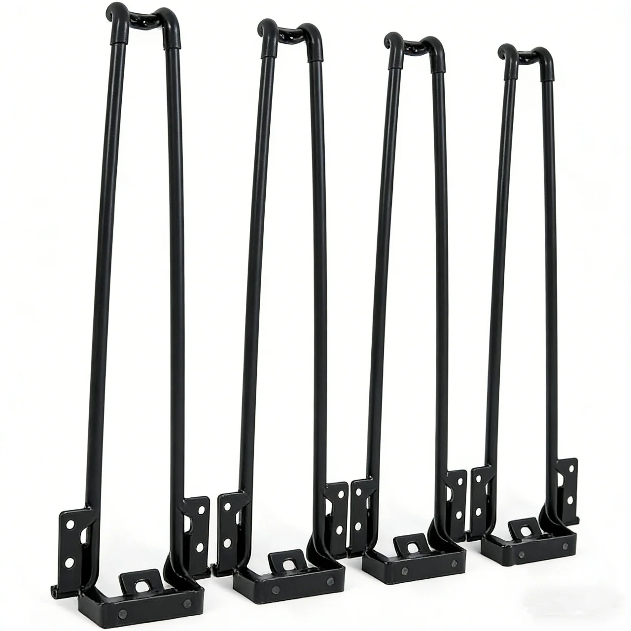 

4 шт. складные металлические ножки-заколки для мебели, усиленные, для кофейных, приставных, прикроватных, ноутбучных столиков, мини-столиков