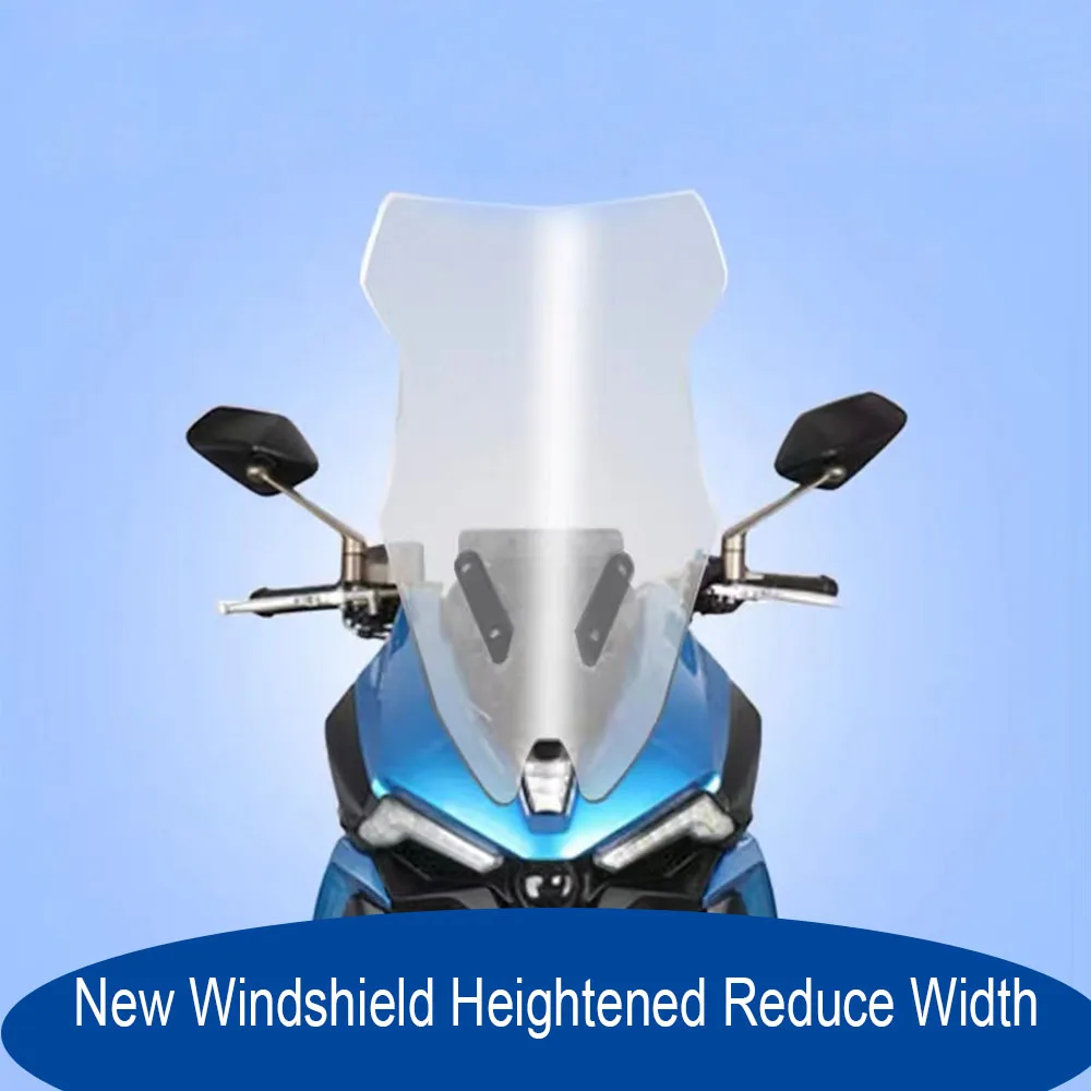 Motorcycle Fit Zontes X310 ZT-X310 Dedicated Front Windshield Heighten Wind Deflector For Zontes ZT310-X 310X 310X1 310X2