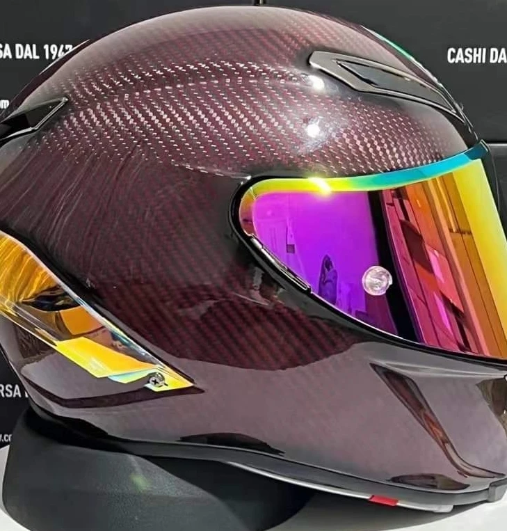 Full Face Motorcycle helmet pista GPRR carbon faber helmet Riding Motocross Racing Motobike Helmet