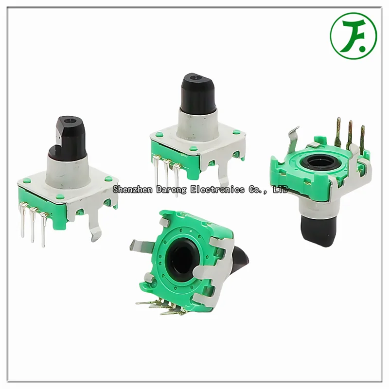 Taiwan Fogo EC12 infinite rotary encoder plastic shaft volume potentiometer half shaft 10MM 3 pin without switch