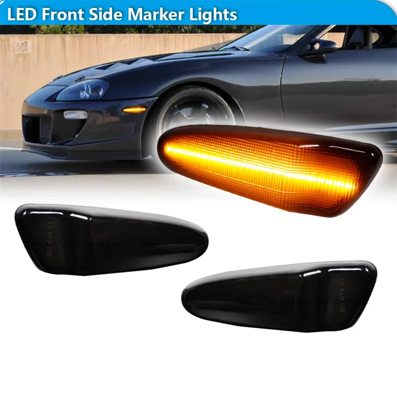 

Для Toyota SUPRA MK.4 1997 1998 и Celica ZZT230 ZZT231 2000-2005 автомобильный передний бампер, боковой габаритный указатель поворота, парковочные огни