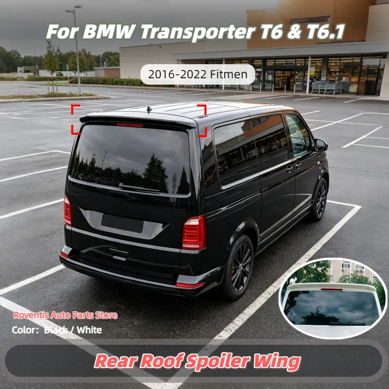 For VW Transporter T6 & T6.1 2016 2017 2018 2019 2020 2021 2022 Rear Roof Spoiler Wing Car Exterior Modification Accessories