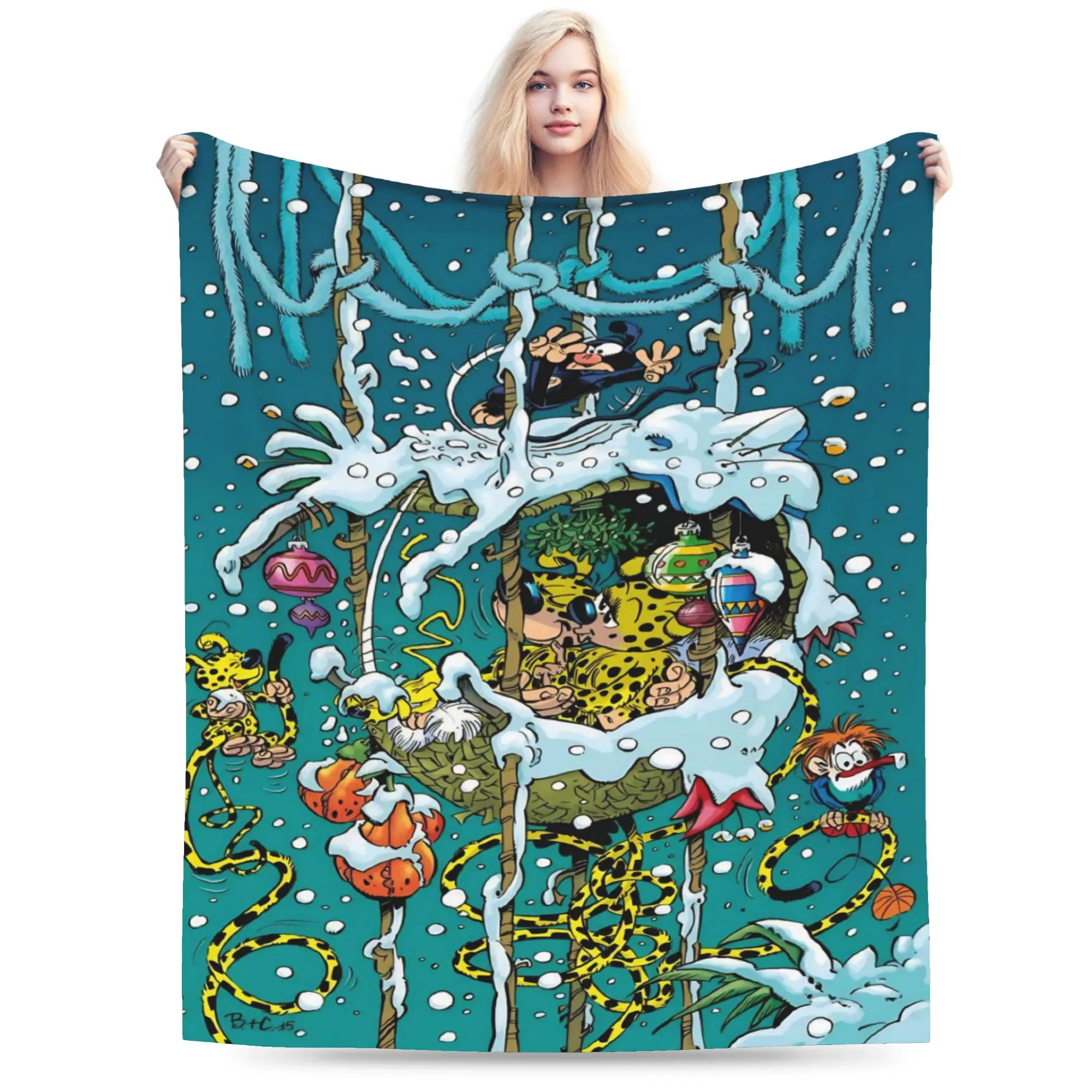 New Marsupilamis Blanket Ultra-Soft Fleece  Relax Throw Blanket Machine Washable