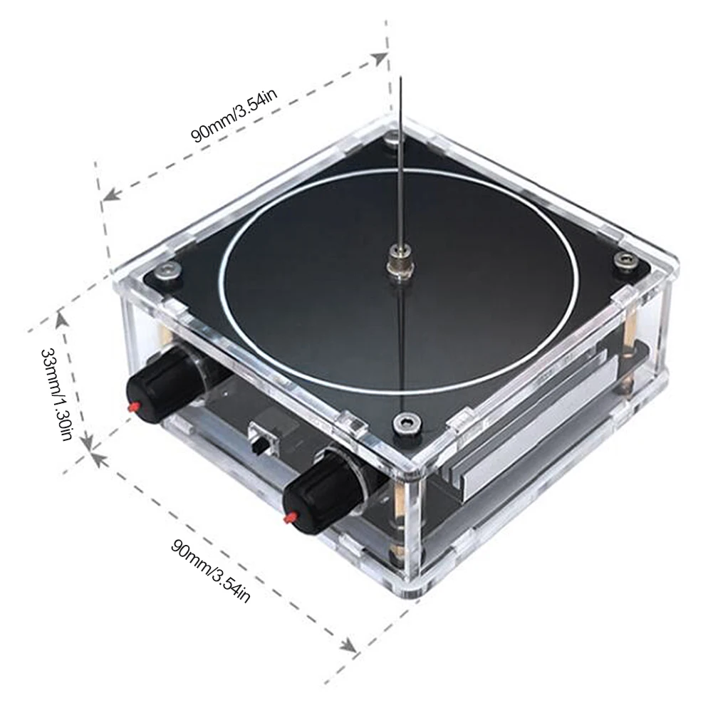 Música para bobina de tesla alto-falante transmissão sem fio palma para bobina de tesla bluetooth-compatível tensão pulso gerador de arco elétrico