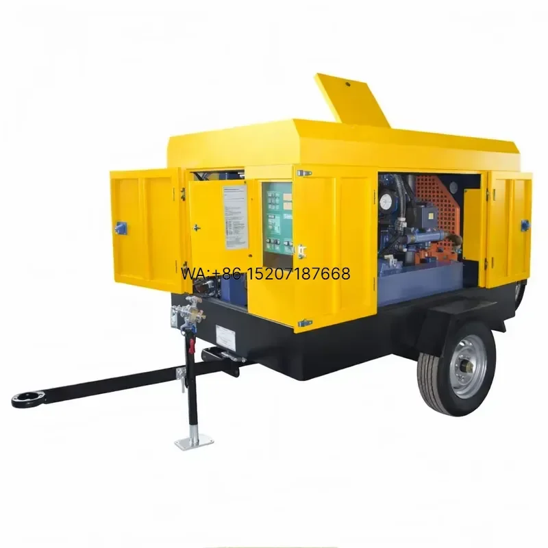 Wmwmnu for 12bar 400CFM 11m3/min Portable Screw Air Compressor for Mining with Motor and Bearing