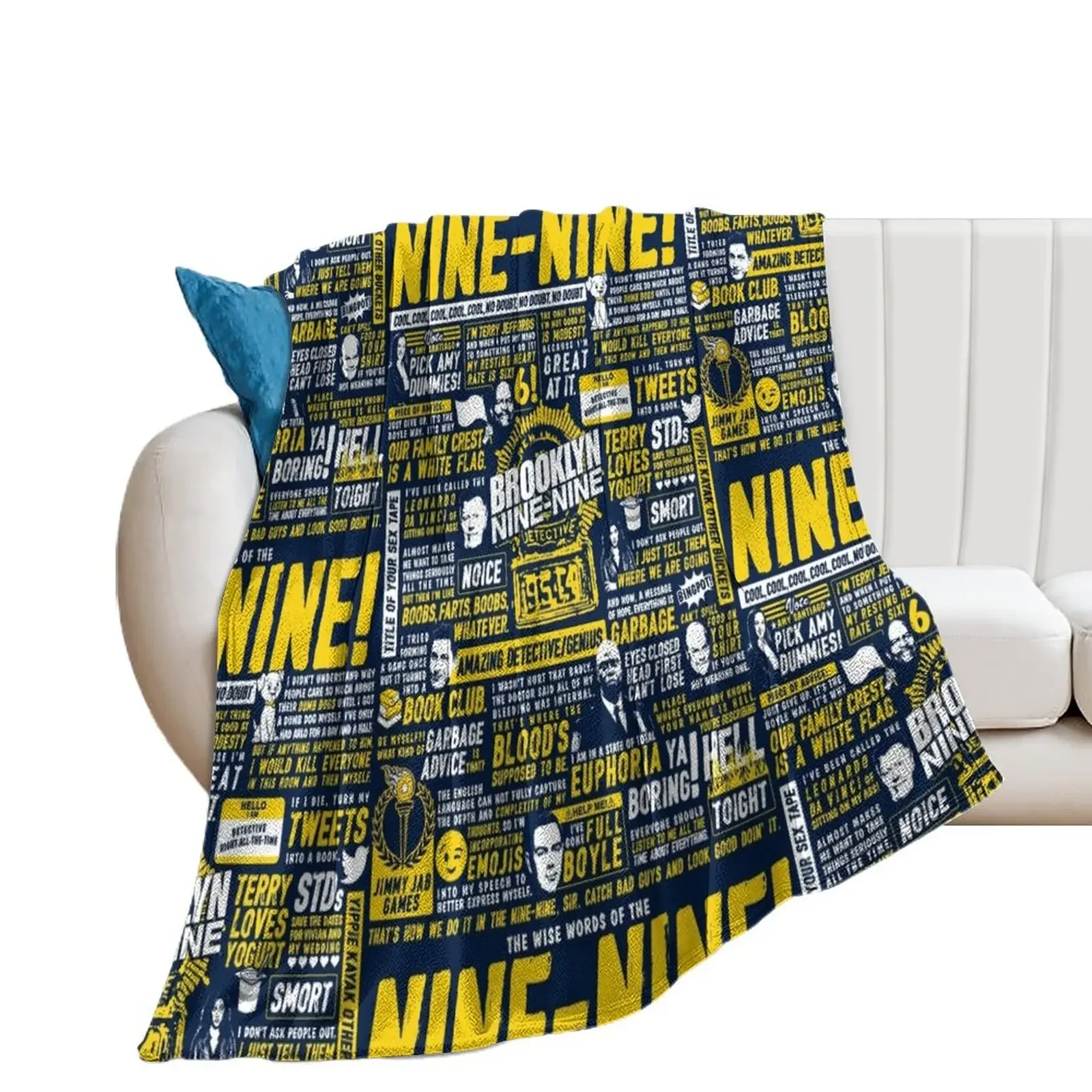 

Wise Words of the Nine-Nine Throw Blanket manga Stuffeds Blankets For Baby Blankets Sofas Of Decoration Blankets