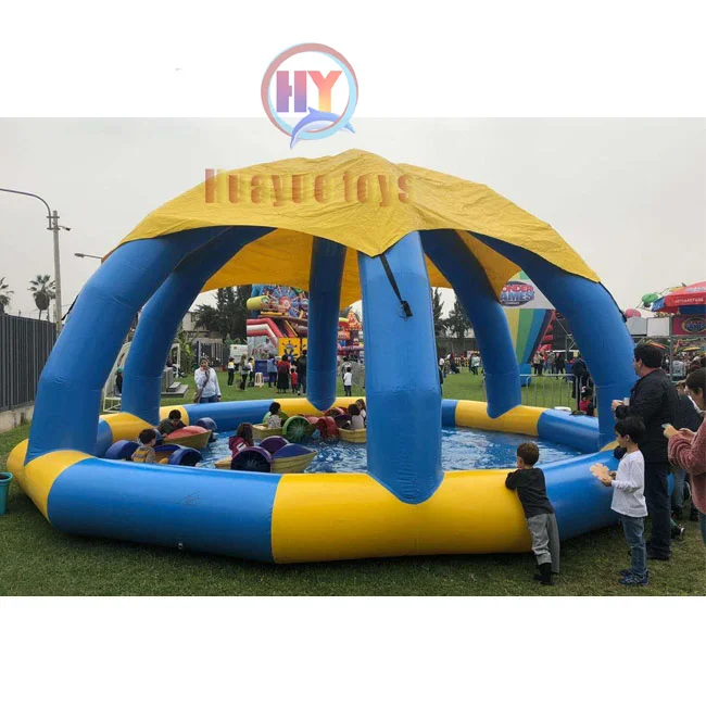 

Inflatable Backyard Circle Swimming Pool With Cover Inflatable Water Pool Tent For Sale