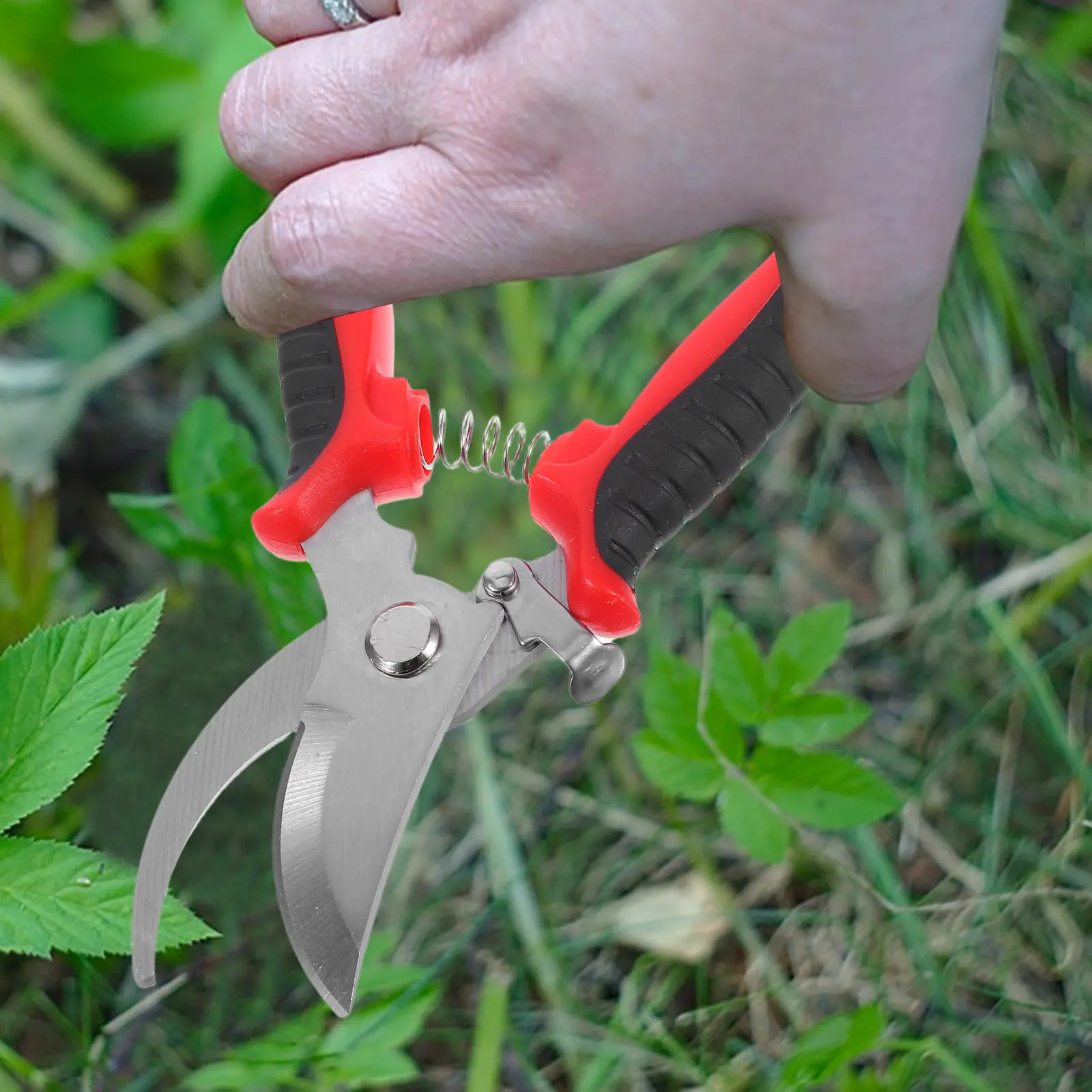 Heavy Duty Pruning Shears Stainless Steel Garden Pruner for Branch Flower Trimming Handle Safety Lock