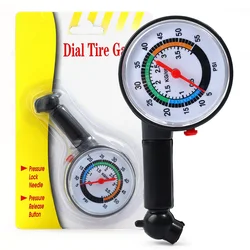 Car Tire Pressure Gauge Indicator Auto Motorcycle Bicycle Wheel Air Pressure Meter Tester Mini Dial Auto Tire  Diagnostic Tools