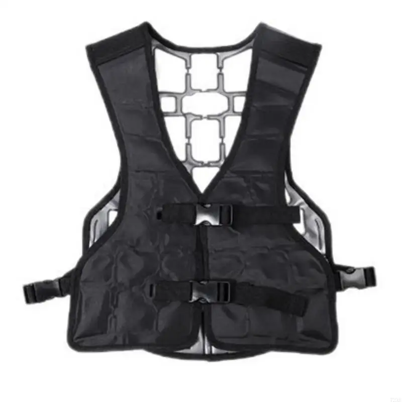 72xe Veste refroidissement refroidissement d'été, gilet refroidissement gilet cool réglable pour pêche, le vélo,
