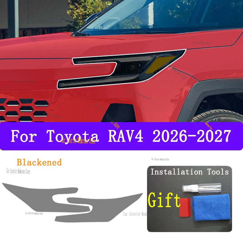 For Toyota RAV4 2027 2026 Anti scratch film for exterior headlights, headlight color, repair parts, stickers