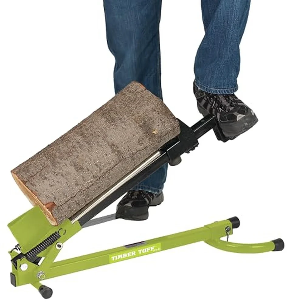 TMW 84 Foot Operated Kindling Splitter with Step Ratchet for Campfires Wood Fireplaces