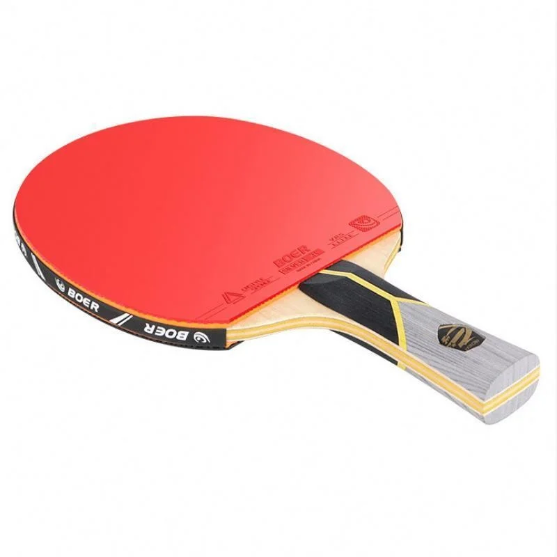 1Pcs Professional Table Tennis Racket 9-Ply Wood Ping Pong Racket with Bag Offensive Table Tennis Paddle Ping Pong Palette