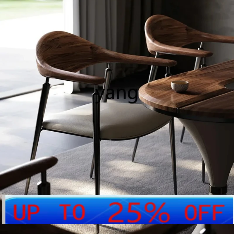 

Lmm Light Luxury Full Leather Living Room Tea Table and Chair Original Guest Chair