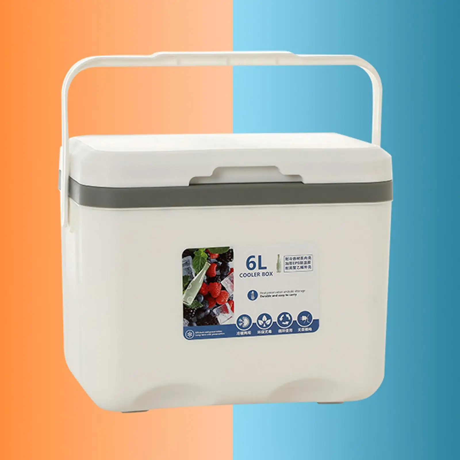 Cooler Box Small Portable Plastic Insulated Container for Food Breast Milk Fishing Picnic Cold Storage Cooler Box Small Portable Plastic Insulated Container for Food Breast Milk Fishing Picnic Cold Storage