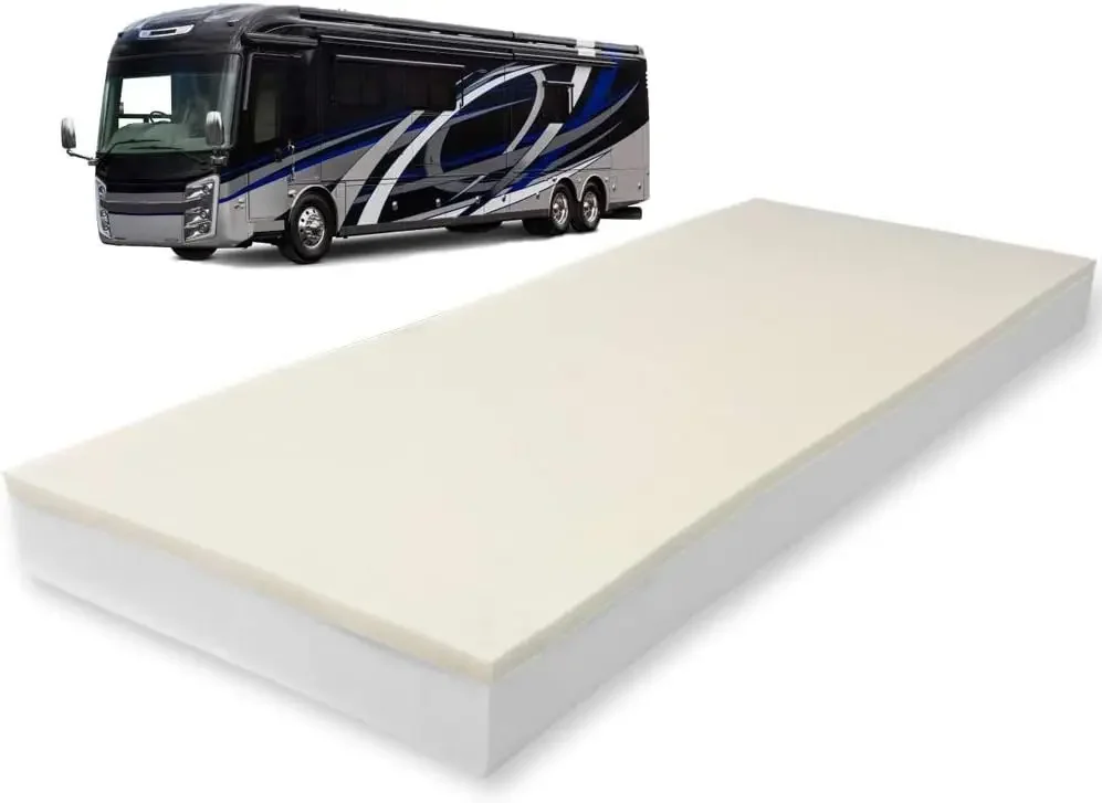 10” x 24” x 78” Truck, Camper, RV Memory Foam Bunk Mattress Replacement, Made in USA