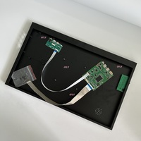 Mini HDMI-compatible Micro USB 2 Type-c EDP controller board and metal case back cover for B133QAA01 N133GCA 13.3\