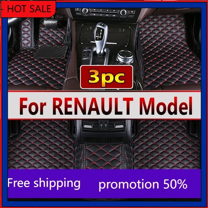 Car Floor Mats For RENAULT Clio Espace Zoe trafic 3 Espace 3 Grand Scenic VEL SATIS Car Accessories 2022 2023 283