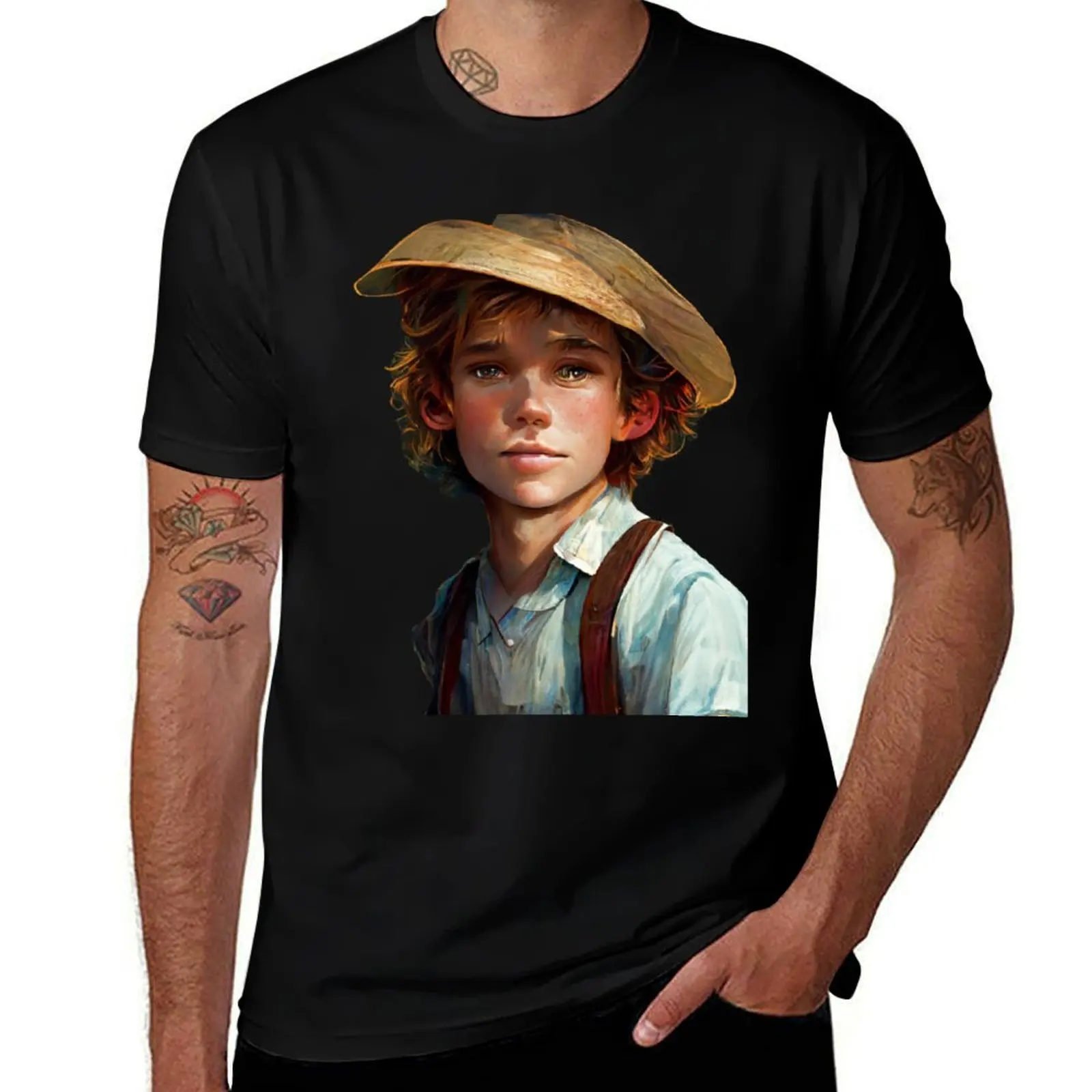 

Футболка Tom Sawyer, мужские футболки для мужчин, повседневные мужские футболки, высококачественная роскошная брендовая мужская футболка с графическим рисунком