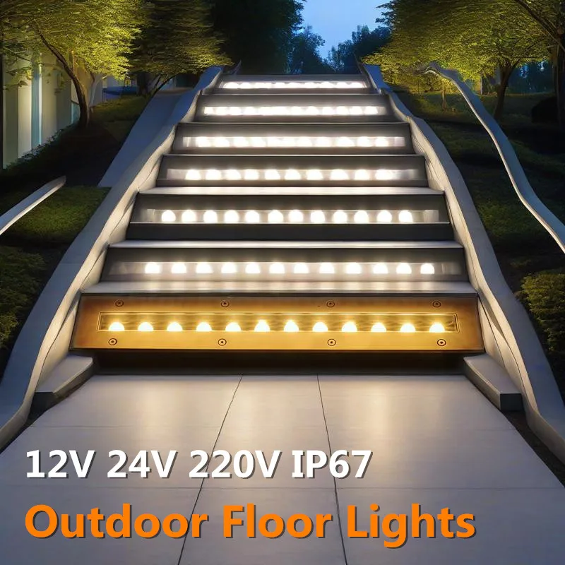 

6W9W12W Floor Light Garden Decorative Lamp IP67 Waterproof Outdoor Lighting Exterior Wall Projection Spotlight for Park Yard