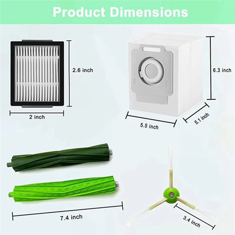 

ALIM-For Irobot Roomba I3 I3+ I7 I7+ I4+ I5 I5+ J5 J5+ I6 I6+ I8 I8+ I2 J7 E5 E6 E7 I&J&E Series Vacuum Replacement Part