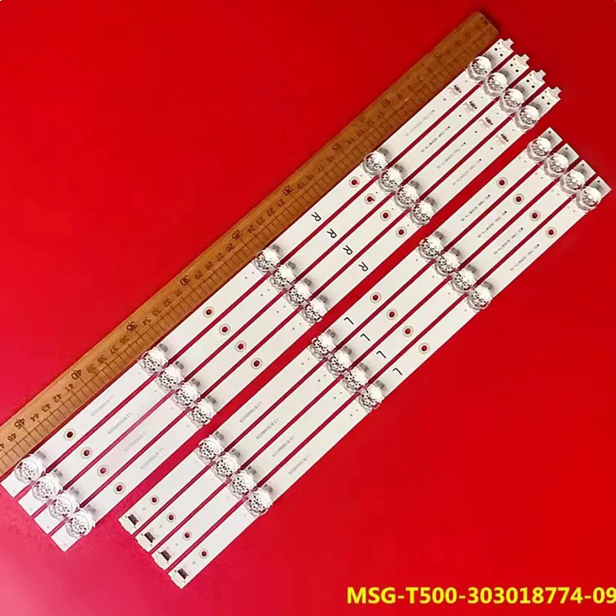 LED Backlight Msg-T500-303018774-09 1.3.10700000229 Light Strip for Irbis 50S01Ud322B 50S01UD321B AK50H1485 K50DLG12US 50UM3BS