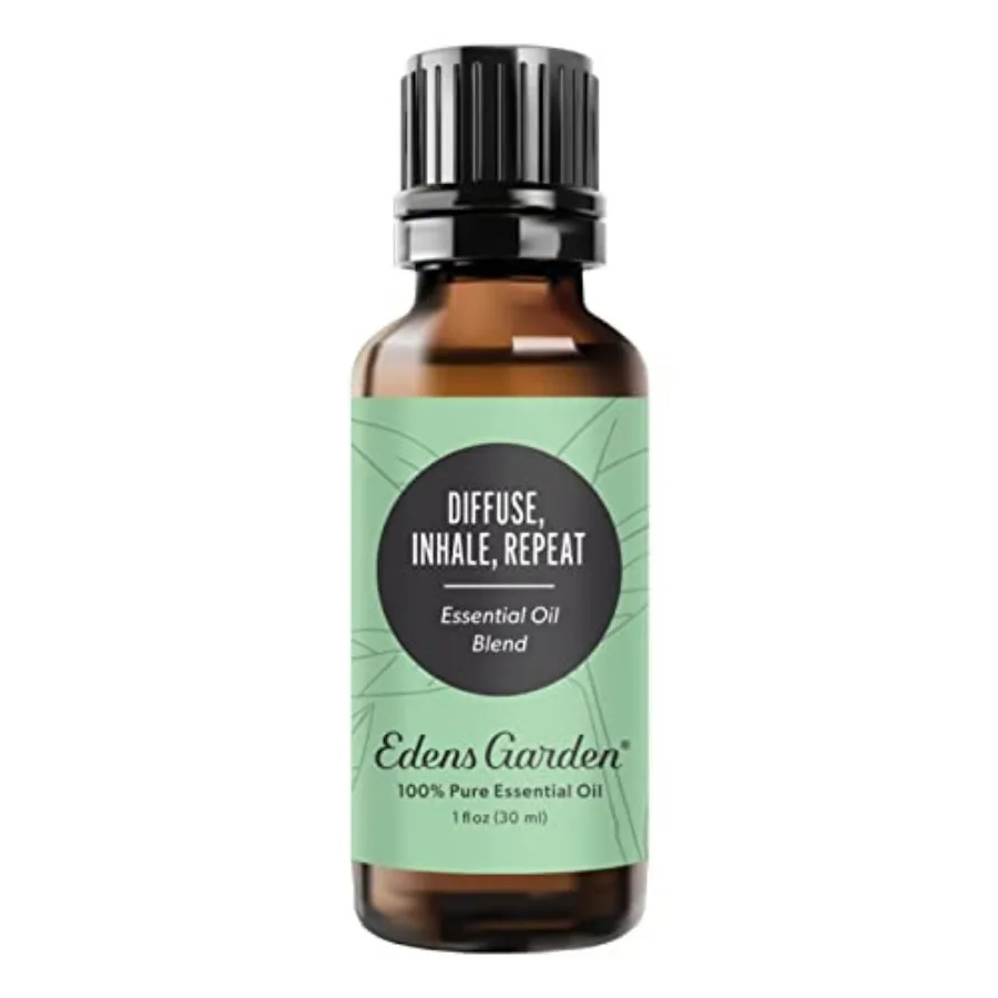 Diffuse, Inhale, Repeat Essential Oil Blend- 100% Pure Premium Grade, Undiluted, Natural, Therapeutic, Aromatherapy, The Best f