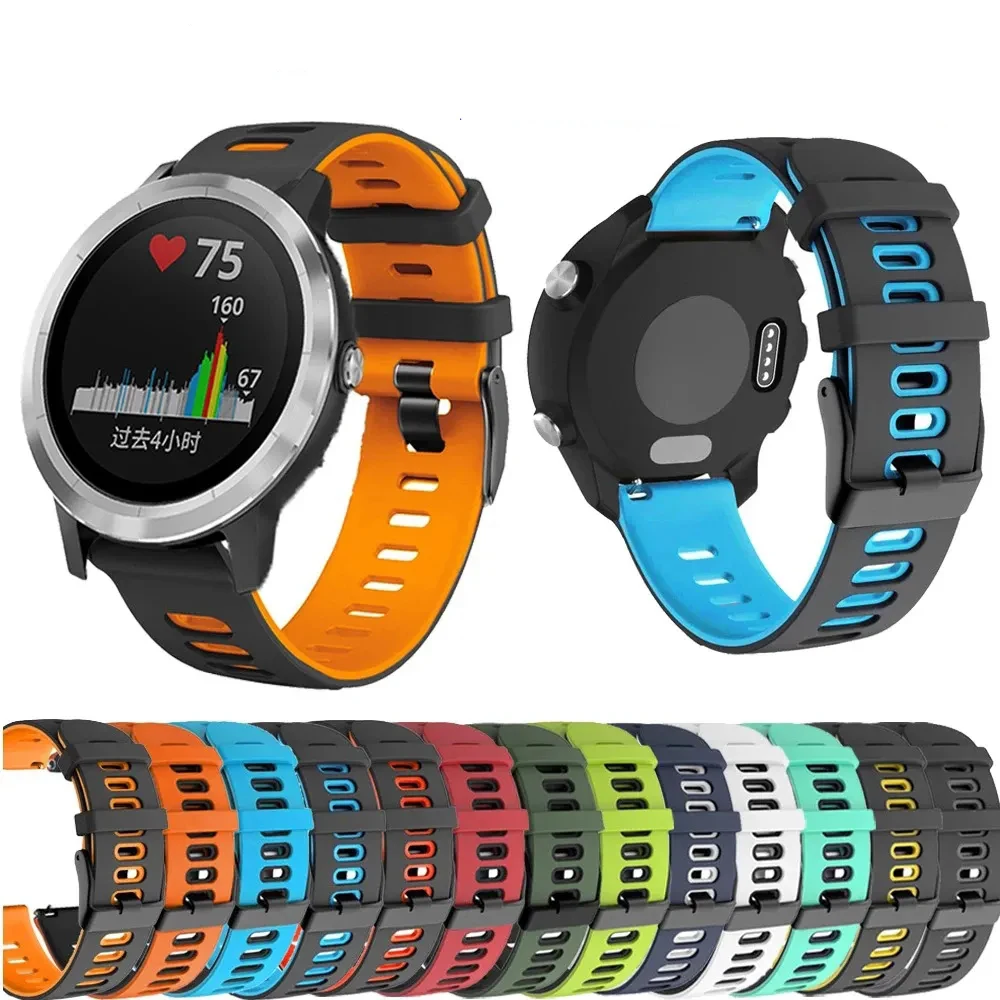 

Strap Wristband For Garmin Forerunner 255 Music 55 245 645 /Venu 2 Plus/ Vivoactive 4 3 Sports Silicone Band Bracelet Watchband