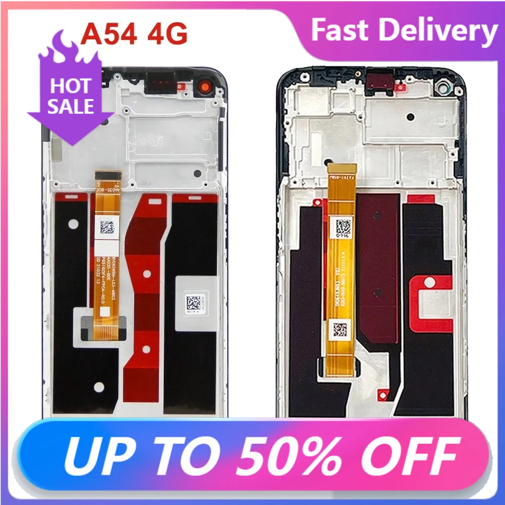 

6.51" Screen For Oppo A54 4G CPH2239 LCD Display Touch Digitizer For Oppo A54 5G CPH2195 OPG02 Screen Replacement Fast Delivery