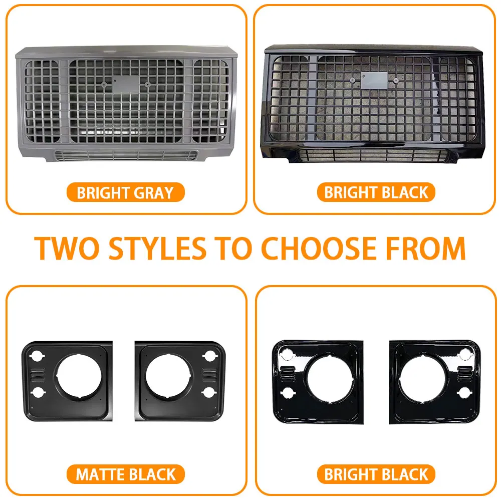 

ABS Grille For Land Rover Defender 90 110 1990-2016 Racing Grills Middle Radiator Grill Auto Parts Exterior Accessories