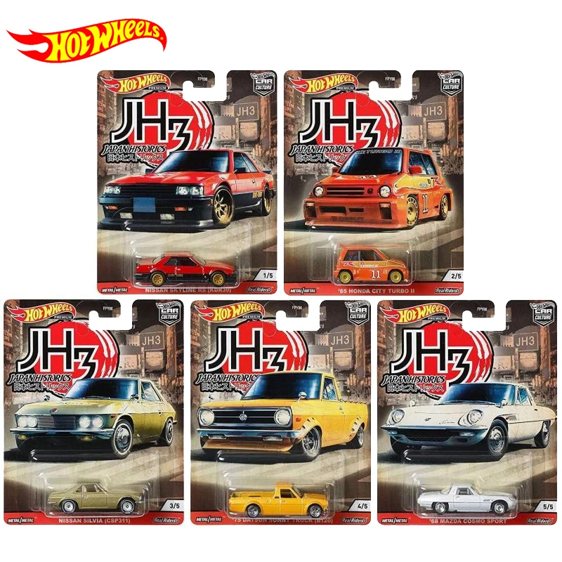 

Car Culture Original Hot Wheels Japanese History Series Car Toys Diecast 1/64 Alloy Boys Toys for Kids Hotwheels Limited Edition