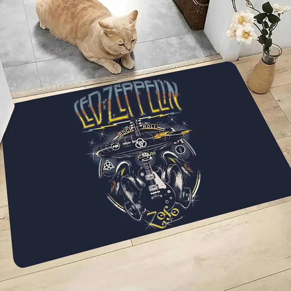 Classic Band L-Led Z-Zeppelin Door Mat Kids Room Bedroom Decoration Balcony Anti-Slip Doormat Living Room Doormat Area Rug